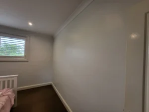 Final bedroom paint finish in Hornsby project